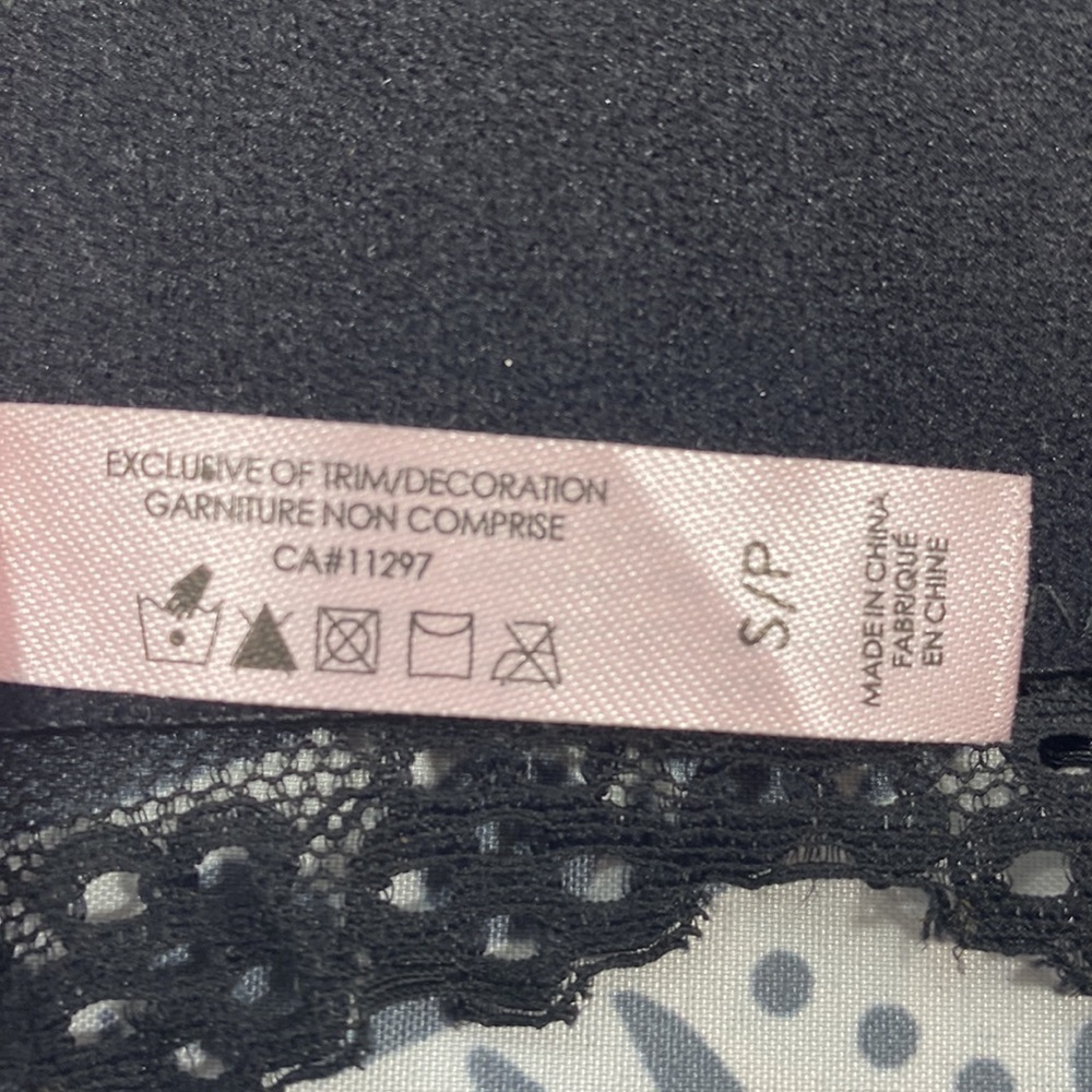 NWOT LA VIE EN ROSE lace and plaid bra​​​​​​​​​​​ - Picture 10 of 11